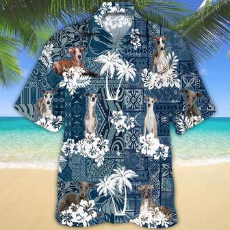 Whippet , Whippet Flowers Aloha Shirt, Men's , Women's Unisex Hawaiian Shirt Aloha Shirt | Newhawaiianshirts CA