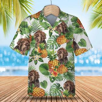 Wirehaired Pointing Griffon Tropical Pattern , Dog Lover , Summer Gift For Men And Women Unisex Hawaiian Shirt Aloha Shirt | Newhawaiianshirts CA