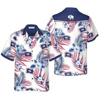 Wyoming Proud Hawaiian Shirt For Men Summer Gifts | Newhawaiianshirts UK