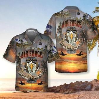 Air Force Veteran Proud To Have Served Design Hawaiian Shirt Summer Gifts | Newhawaiianshirts UK