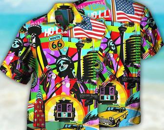 America Travel Colorful Style Shirt, Tropical Beach Shirt Button Down Shirt, Funny Hawaiian Shirt, Best Gifts For Men, Hawaiian Set Gift. Summer Gifts | Newhawaiianshirts