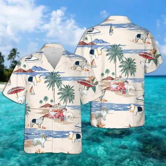 American Staffordshire Terrier Summer Beach Hawaiian Shirt, Hawaiian Shirts For Men, Hawaiian Shirts For Men, Aloha Beach Shirt Summer Gifts | Newhawaiianshirts UK