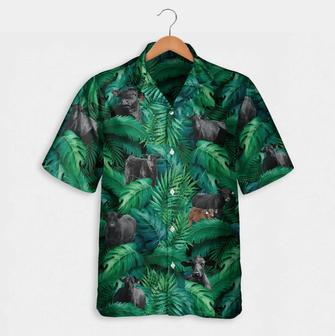 Angus Cattle In Forest Hawaiian Shirt, Summer Hawaiian Shirts For Men And Women Aloha Beach Shirt Summer Gifts | Newhawaiianshirts UK