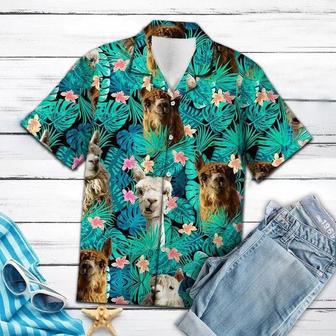 Animal Species Llama Tropical Jungle Hawaiian Shirt Summer Gifts | Newhawaiianshirts CA