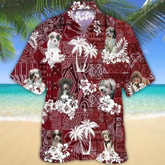 Aussie Doodle Red Hawaiian Shirt, Hawaiian Shirt For Men, Women, Aloha Shirt For Summer Summer Gifts | Newhawaiianshirts UK