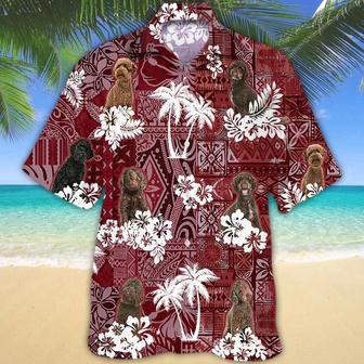 Australian Labradoodle Red Hawaiian Shirt, Hawaiian Shirt For Men, Women, Aloha Shirt For Summer Summer Gifts | Newhawaiianshirts UK