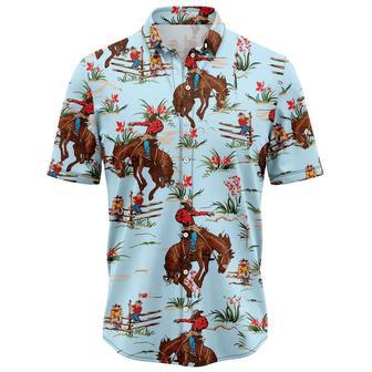 Awesome Cowboy Hawaiian Shirt, Summer Hawaiian Shirts For Men, Women Aloha Beach Shirt Summer Gifts | Newhawaiianshirts DE