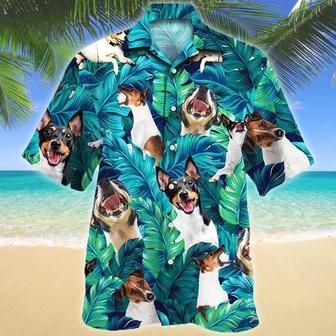 Awesome Gift For Toy Fox Terrier Dog Lovers Summer Beach Palm Tree Pattern Hawaiian Shirt Summer Gifts | Newhawaiianshirts UK