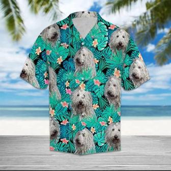 Awesome Watercolor Art Of Komondor Tropical Plant Hawaiian Shirt Summer Gifts | Newhawaiianshirts AU