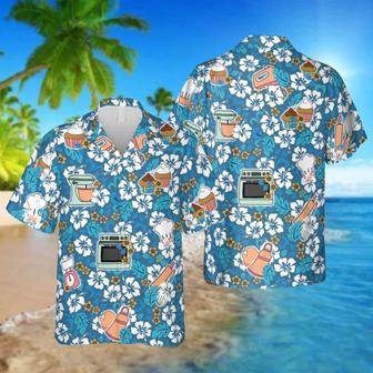 Bakery Blue Hawaiian Shirt, Cakes Clothing Summer Gifts | Newhawaiianshirts UK