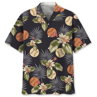 Baseball Grey Hawaiian Shirt Summer Gifts | Newhawaiianshirts UK