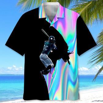 Baseball Liquid Metal Hawaiian Shirt Summer Gifts | Newhawaiianshirts UK