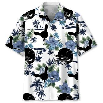 Baseball White Nature Hawaiian Shirt Summer Gifts | Newhawaiianshirts UK