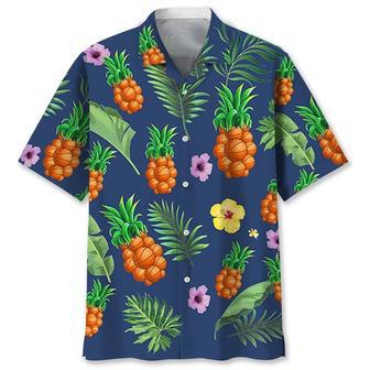 Basketball Pineapple Hawaiian Shirt Summer Gifts | Newhawaiianshirts UK