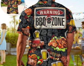 Bbq Warning Bbq Zone - Hawaiian Shirt, Vintage Hawaiian Shirt, Gift Summer, Gifts For Bachelor Party,Bq-Themed Shirt, Barbeque Party Shirt. Summer Gifts | Newhawaiianshirts UK