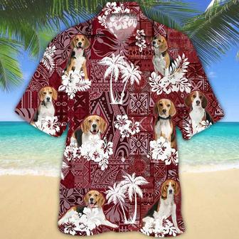 Beagle Red Hawaiian Shirt, Hawaiian Shirt For Men, Women, Aloha Shirt For Summer Summer Gifts | Newhawaiianshirts UK