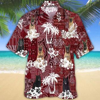 Belgian Shepherd Red Hawaiian Shirt, Hawaiian Shirt For Men, Women, Aloha Shirt For Summer Summer Gifts | Newhawaiianshirts UK