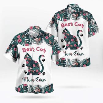 Best Cat Mom Ever Hawaiian Shirt, Mother Hawaii Shirt, Mom Shirt, Gift For Mom Summer Gifts | Newhawaiianshirts