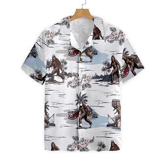 Bigfoots Are Ready Summer Hawaiian Shirt, Button Up Aloha Shirt For Men, Women Summer Gifts | Newhawaiianshirts AU