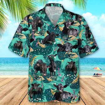 Black Angus Cattle Fun Rosemary Beach Hawaiian Shirts Summer Gifts | Newhawaiianshirts AU