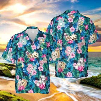 Blue Bakery Hawaiian Shirt, Summer Outfit Summer Gifts | Newhawaiianshirts UK