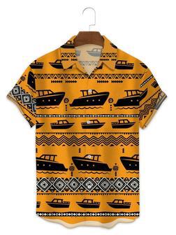 Boating Egypt Partern Hawaiian Shirt Summer Gifts | Newhawaiianshirts DE