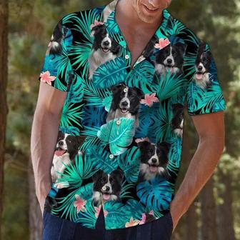 Border Collie Dog Hawaiian Shirt, Tropical Clothing For Pet Lovers, Gift Ideas For Dog Lovers Summer Gifts | Newhawaiianshirts AU