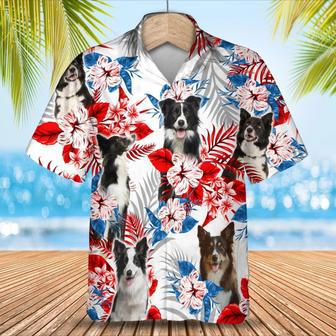 Border Collie Hawaiian Shirt- Summer Aloha Shirt, Hawaiian Shirt For Men And Women Summer Gifts | Newhawaiianshirts UK