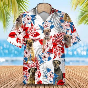 Border Terrier Hawaiian Shirt - Summer Aloha Shirt, Hawaiian Shirt For Men And Women Summer Gifts | Newhawaiianshirts UK