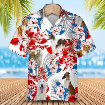 Borzoi Hawaiian Shirt - Gift For Summer, Summer Aloha Shirt, Hawaiian Shirt For Men And Women Summer Gifts | Newhawaiianshirts UK