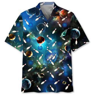 Bowling Space Hawaiian Shirt Summer Gifts | Newhawaiianshirts UK