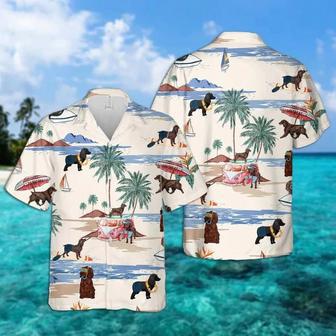 Boykin Spaniel Summer Beach Hawaiian Shirt, Hawaiian Shirts For Men, Hawaiian Shirts For Men, Aloha Beach Shirt Summer Gifts | Newhawaiianshirts UK