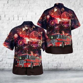 Brilliant, Ohio, Brilliant Fire Department, Of July Hawaiian Shirt Summer Gifts | Newhawaiianshirts CA