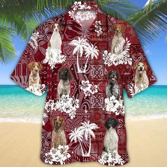 Brittany Red Hawaiian Shirt, Gift For Dog Lover Shirts, Animal Summer Shirts, Hawaiian Shirt Men Summer Gifts | Newhawaiianshirts AU