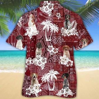 Brittany Spaniel Red Hawaiian Shirt, Gift For Dog Lover Shirts, Animal Summer Shirts, Hawaiian Shirt Men Summer Gifts | Newhawaiianshirts AU