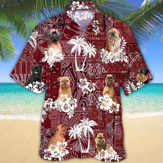 Brussels Griffon Red Hawaiian Shirt, Gift For Dog Lover Shirts, Animal Summer Shirts, Hawaiian Shirt Men Summer Gifts | Newhawaiianshirts AU