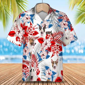 Bull Terrier Hawaiian Shirt- Summer Aloha Shirt, Hawaiian Shirt For Men And Women Summer Gifts | Newhawaiianshirts UK