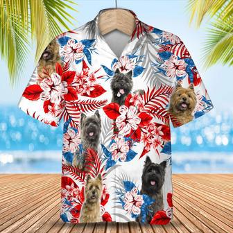 Cairn Terrier Hawaiian Shirt, Summer Aloha Shirt, Men Hawaiian Shirt, Women Hawaiian Shirt Summer Gifts | Newhawaiianshirts UK