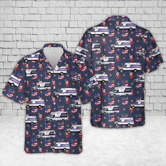 California Royal Ambulance, Of July Hawaiian Shirt, Full Printed Ambulance Hawaiian Shirt Summer Gifts | Newhawaiianshirts CA