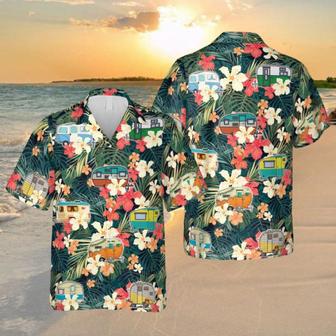 Camping Hawaiian Shirt, Campers Aloha Clothing Summer Gifts | Newhawaiianshirts