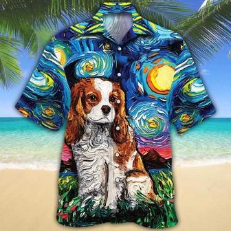 Cavalier King Charles Cute Face Dog Gorgeous Night Hawaiian Shirt Summer Gifts | Newhawaiianshirts DE