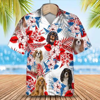 Cavalier King Charles Spaniel Hawaiian Shirt, Summer Aloha Shirt, Men Hawaiian Shirt, Women Hawaiian Shirt Summer Gifts | Newhawaiianshirts UK