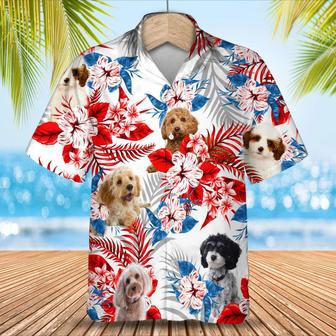 Cavapoo Hawaiian Shirt, Summer Aloha Shirt, Men Hawaiian Shirt, Women Hawaiian Shirt Summer Gifts | Newhawaiianshirts UK