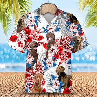 Chesapeake Bay Retriever Hawaiian Shirt - Gift For Summer, Summer Aloha Shirt, Hawaiian Shirt For Men And Women Summer Gifts | Newhawaiianshirts UK