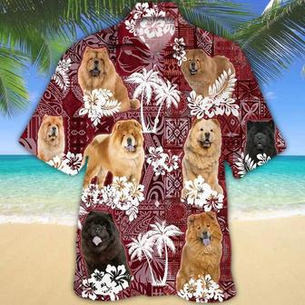 Chow Chow Red Hawaiian Shirt, Gift For Dog Lover Shirts, Animal Summer Shirts, Hawaiian Shirt Men Summer Gifts | Newhawaiianshirts DE