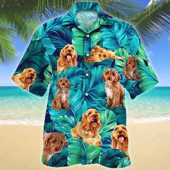 Cockapoo Dog Lovers Gift Summer Beach Palm Tree Pattern Hawaiian Shirt Summer Gifts | Newhawaiianshirts AU