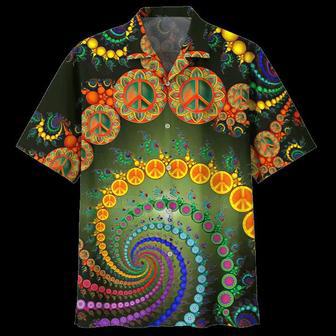 Colorful Spiral Design Hippie Pattern Hawaiian Shirt Summer Gifts | Newhawaiianshirts UK