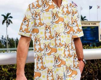 Corgi Pembroke Hawaiian Shirt, Aloha Colorful Tropical Hawaii Shirt, Aloha Colorful Tropical Hawaii Shirt, Gift For Family, Summer Gifts | Newhawaiianshirts AU