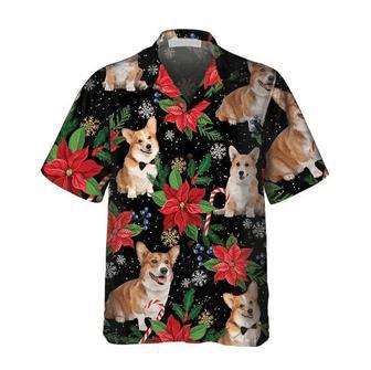 Corgi With Christmas Plants Hawaiian Shirt Gift For Dog Owners Summer Gifts | Newhawaiianshirts DE