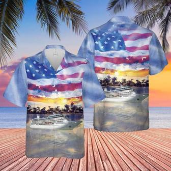 Cruise Ship Hawaiian Shirt, Cruise Ship Printed Shirt, Hawaii Shirt Men, Aloha Shirt, Tropical Sleeve Summer All Size Iii Summer Gifts | Newhawaiianshirts DE